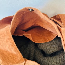Cabas personnalisable "Maman" – Coloris caramel – Maman Coeur