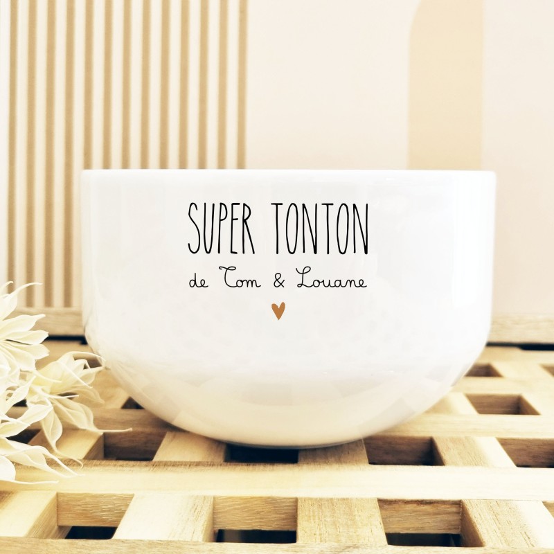 Bol personnalisé – Super Papa / Papi / Tonton
