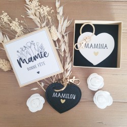 porte clé personnalisable bonne fête maman - mamie