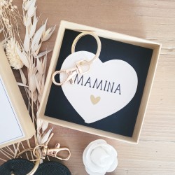 porte clé personnalisable bonne fête maman - mamie