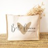 CABAS PERSONNALISABLE - MAMAN - PRENOM ENFANTS -COEUR