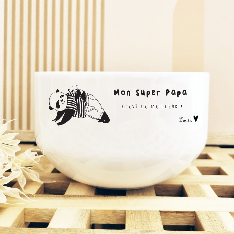 Bol personnalisé – Mon Super Papa / Papi / Papy