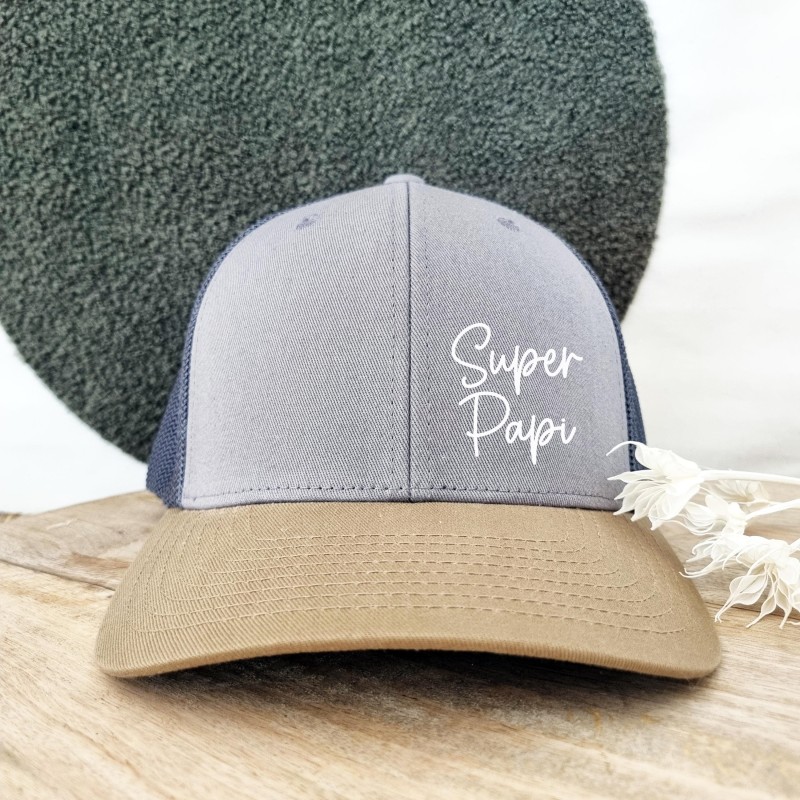 Casquette personnalisée – Super Papi / Papy / Papa