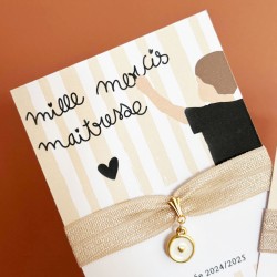 Bracelet Fantaisie Maitresse  - Carte maitresse personnalisable