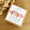 Coffret personnalisable merci maitresse- porte clé