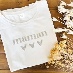 Tee-shirt MAMAN coeur...