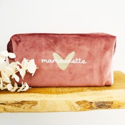 TROUSSE VELOURS PERSONNALISABLE FEMME