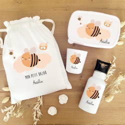 Kit goûter personnalisé motif abeille – Sweet Chic Accessoires