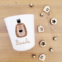 Gobelet personnalisé motif lion couronné – Sweet Chic Accessoires