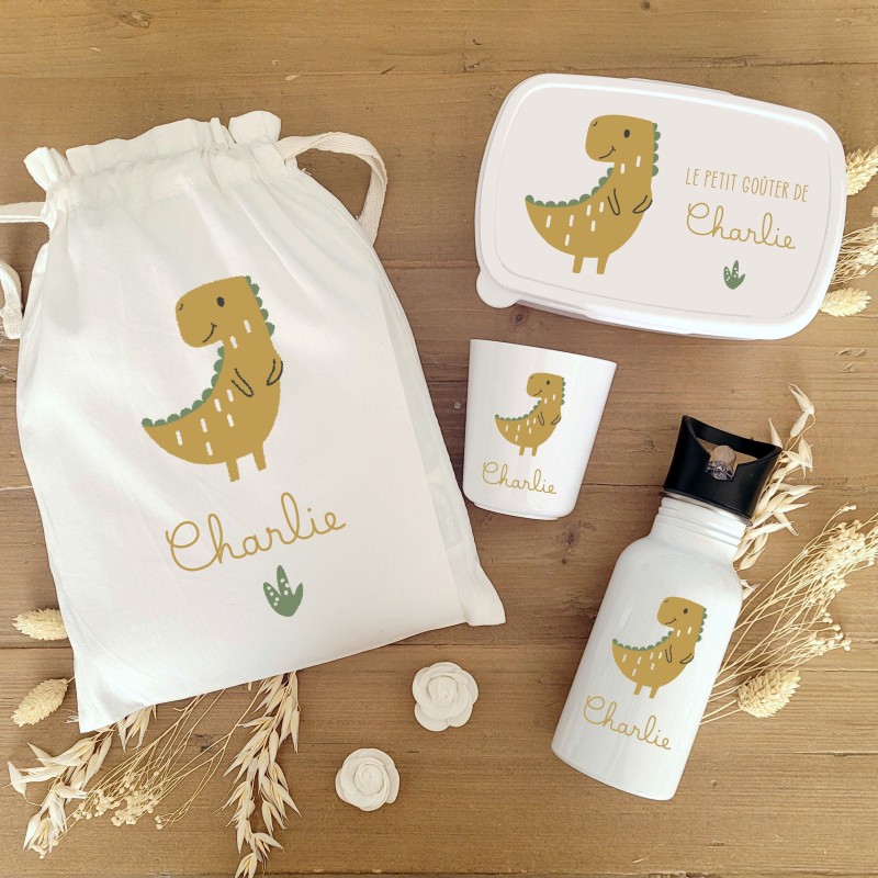 Kit goûter personnalisé motif tyrannosaure – Sweet Chic Accessoires