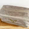 trousse personnalisable velours femme
