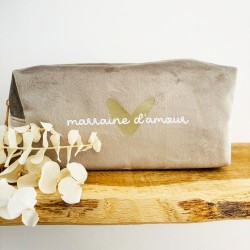 trousse personnalisable cadeau marraine