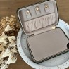 BOITE A BIJOU PERSONNALISABLE EN VELOURS CHIC
