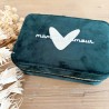 BOITE A BIJOU PERSONNALISABLE EN VELOURS CHIC