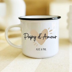 Tasse céramique papi personnalisée