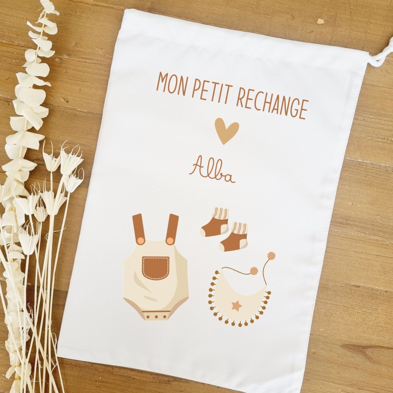 Pochon personnalisé bébé – Petit rechange