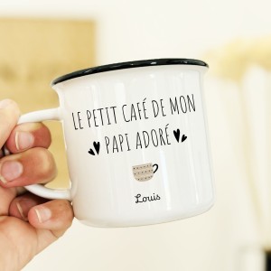Tasse à café en céramique personnalisable – Mug cadeau fête des grands-pères