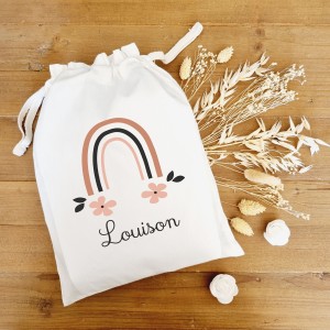 Pochon personnalisé enfant – Illustration & prénom