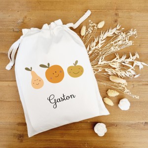 Pochon personnalisé enfant – Illustration & prénom
