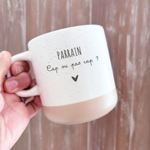 Mug “Cap ou pas cap ?” – Demande originale de parrain ou marraine