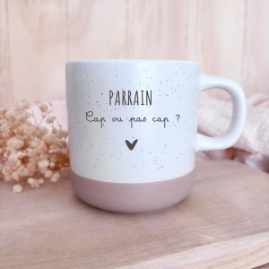 Mug “Cap ou pas cap ?” – Demande originale de parrain ou marraine