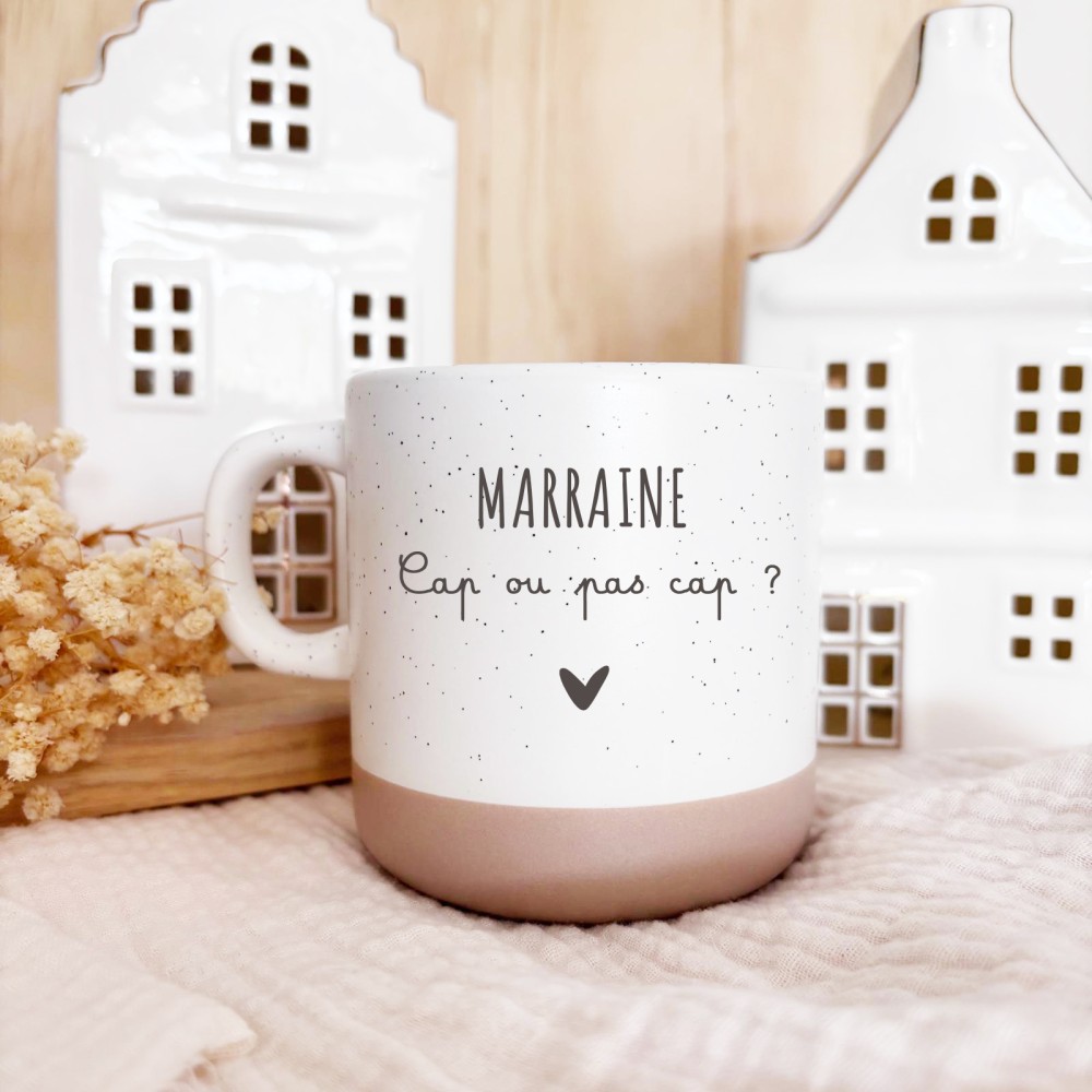 Mug “Cap ou pas cap ?” – Demande originale de parrain ou marraine