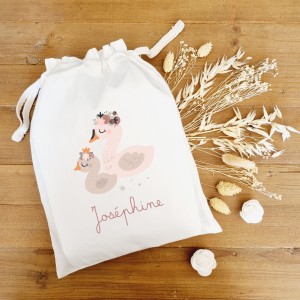 Pochon en coton personnalisé – Animaux & Illustrations