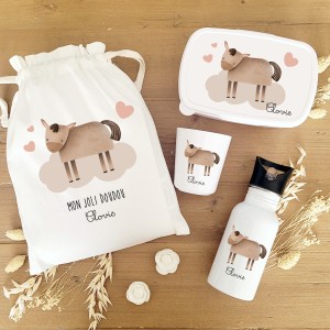 Kit goûter personnalisé motif cheval – Sweet Chic Accessoires