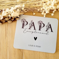 Tapis de souris personnalisé – Papa Exceptionnel & Maman Exceptionnelle
