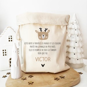 Hotte de Noël personnalisée...