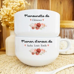 bol maman avec prénoms enfants