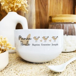 bol céramique maman poule