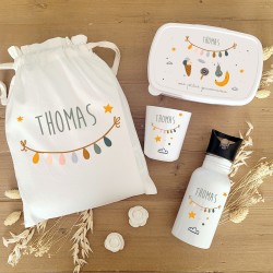 Kit goûter personnalisé motif guirlande de ballons – Sweet Chic Accessoires