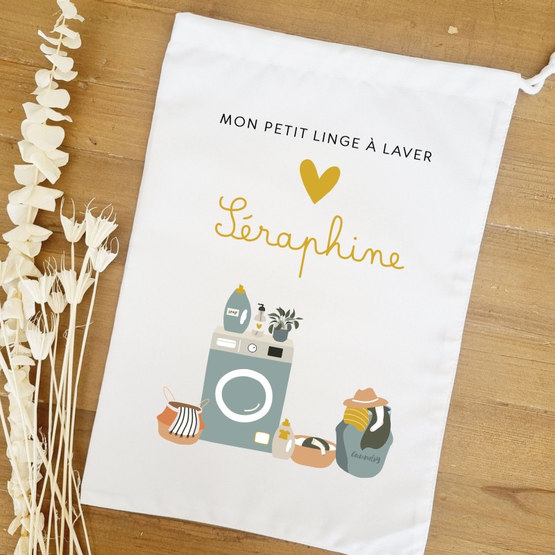 Pochon personnalisé – Mon petit linge à laver