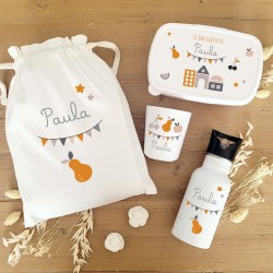 Kit goûter personnalisé motif guirlande de fanions – Sweet Chic Accessoires