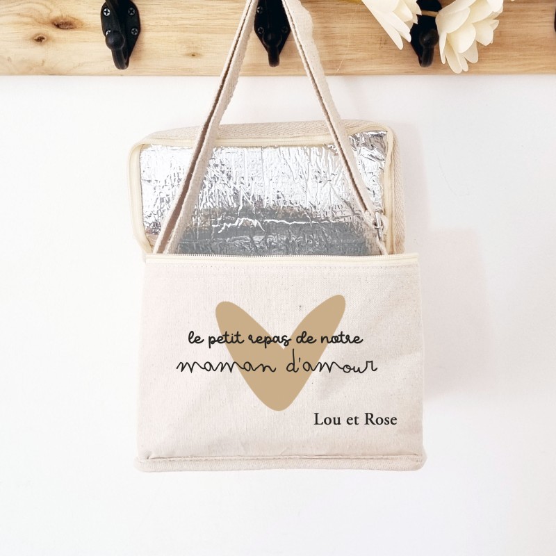 Glacière sac repas personnalisable MAMAN