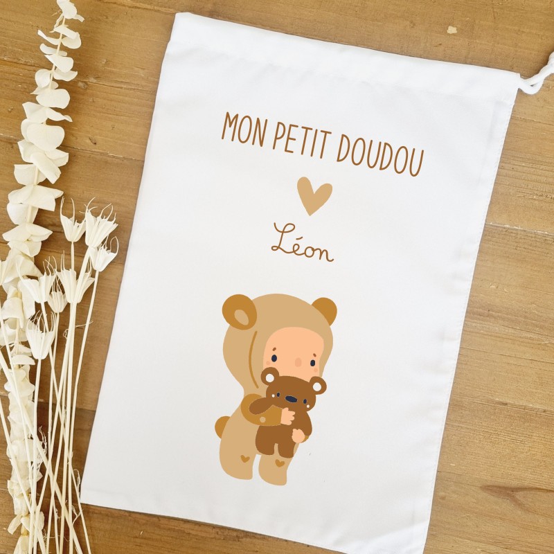 Pochon personnalisé – Mon petit doudou
