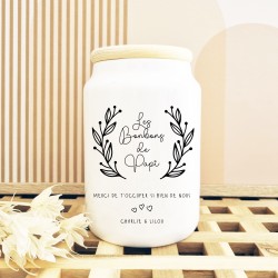 Bocal à bonbons personnalisé – Papi