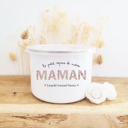 BOITE A LUNCH EN METAL PERONNALISABLE MAMAN LIBERTY