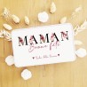 Boîte en Métal Personnalisable – Bonne Fête Maman – Cadeau Doux et Fleuri